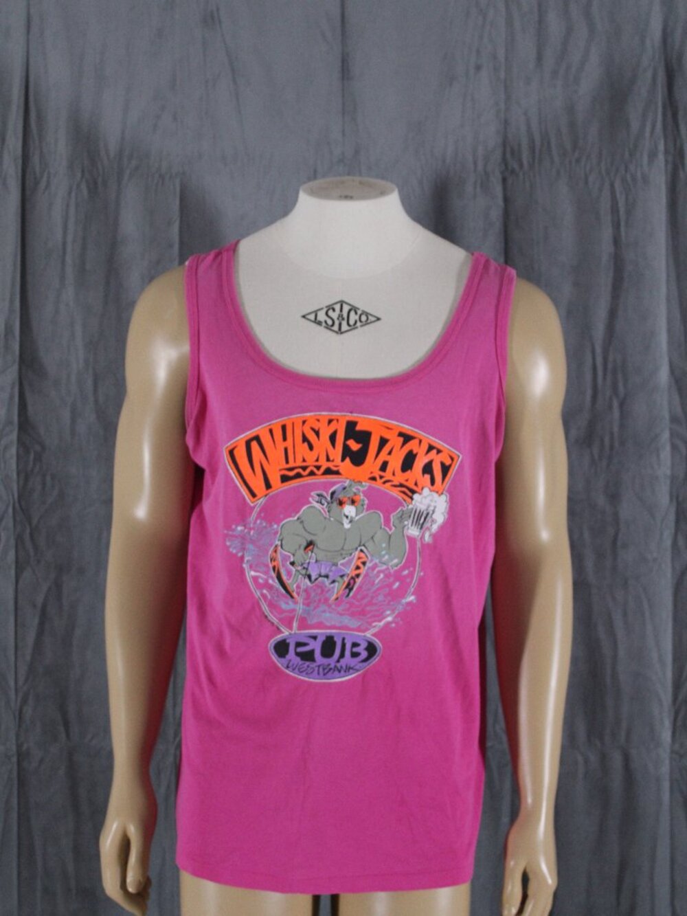 Vintage Take Top - Wiskey Jacks Pub Westbank BC - Men's Large